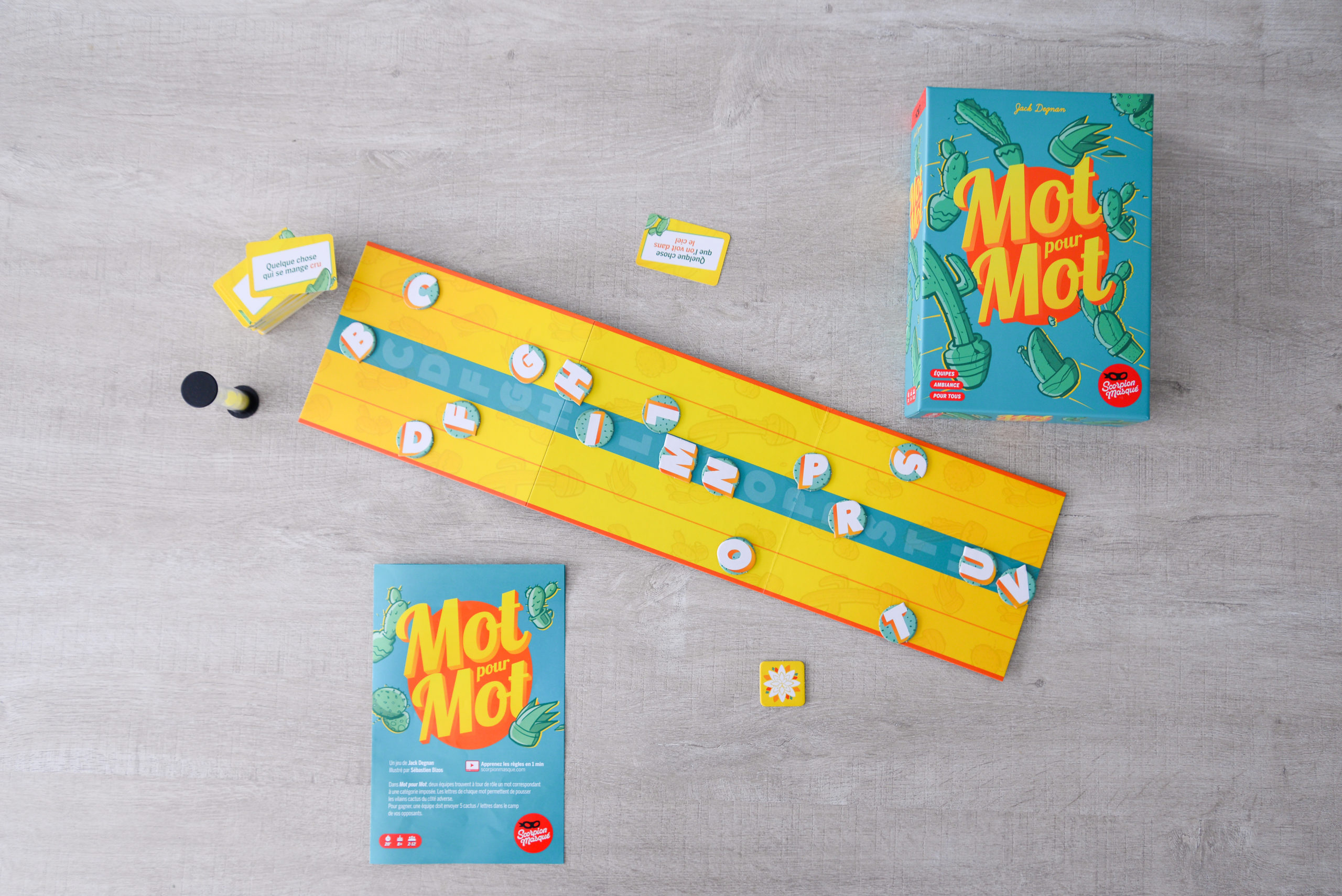 Avis et test de Mot pour Mot, un jeu d'ambiance et de lettres
